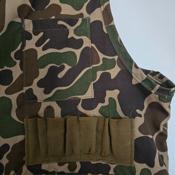 Jim Catfish Hunter SafTbak Men’s Vest Brown/Camo Large - Picture 3 of 9